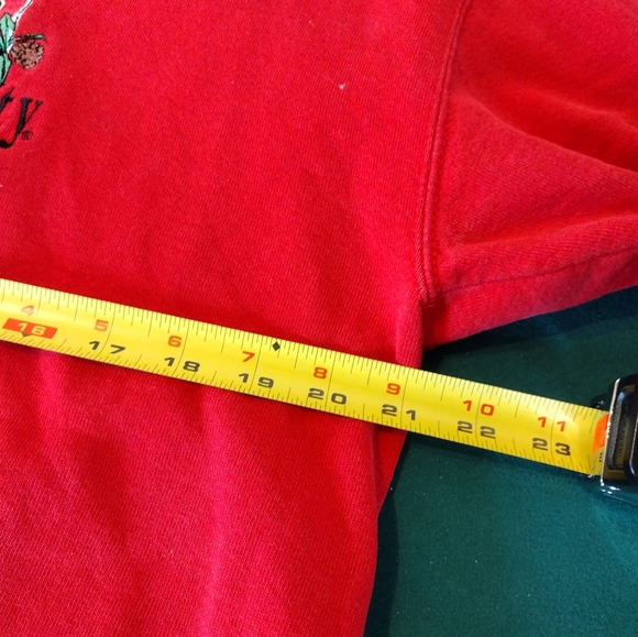 Vtg Team Edition Apparel OSU Ohio State Buckeyes embroidered crewneck red M USA - Picture 7 of 9